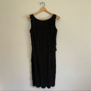 SD Collection - Sandra Darren Scalloped Edge Dress